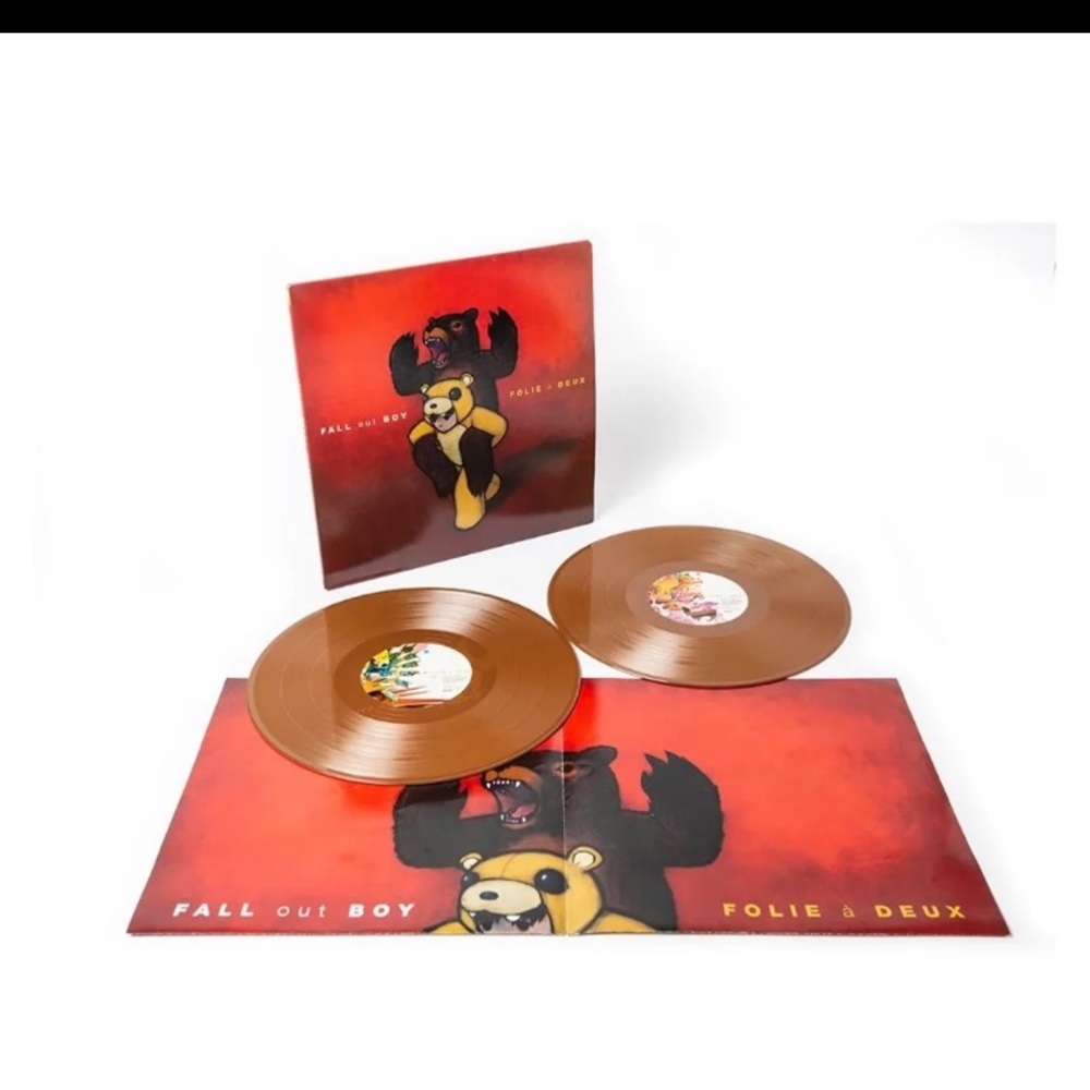 Fall Out Boy Folie a Deux Color Vinyl Record LP